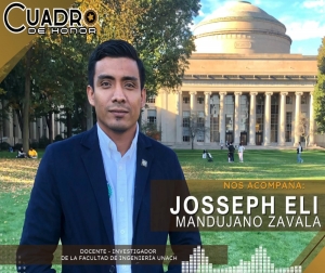 Cuadro de Honor: Dr. Josseph Eli Mandujano Zavala