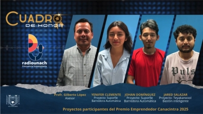 Cuadro de Honor: Proyectos participantes del Premio Emprendedor Canacintra 2025